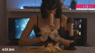 Alex Shai ASMR Eating Banana Patreon Video