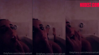 Christina Khalil Onlyfans Nude Bath Video Leaked