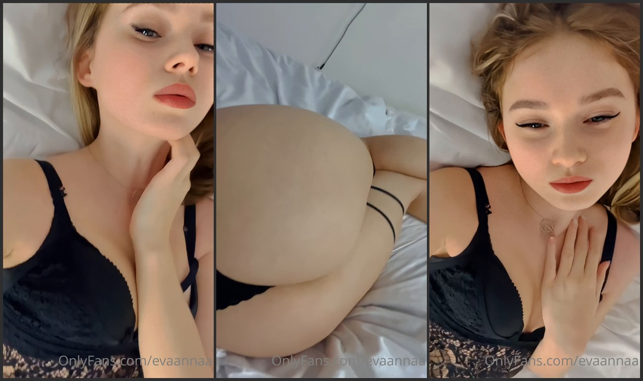 Evaanna OnlyFans Black Lingerie Tease Video Leaked SlutPad