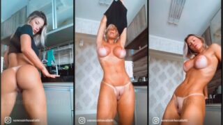 Vanessa Vailatti Nude Cleaning Kitchen Video Leaked
