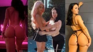 RivJones Gigantic Soapy Tits, Darling Cute, Jessica Sunok Lesbo Topless OnlyFans Video
