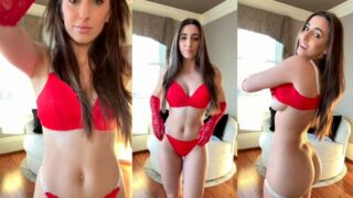 Christina Khalil Nip Slip Lingerie Tease Video Leaked